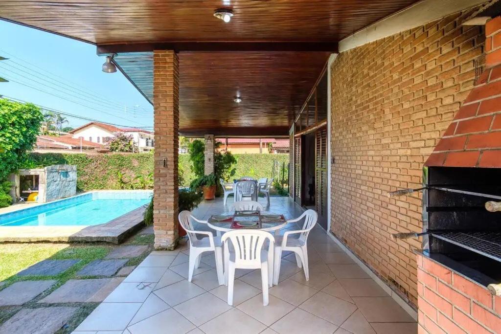 Bh4 - Bh4: Casa Com Piscina Ao Lado Da Praia Grande Убатуба Экстерьер фото